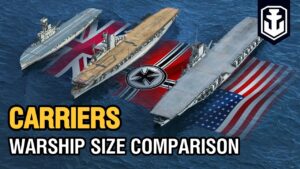 Warship Size Comparison: Aircraft Carriers in World of Warships