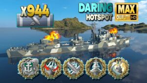 Destroyer Daring: DAKKA for win - World of Warships
