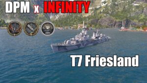 Gunboatiest of all Gunboats - T7 Friesland - World of Warships Legends (Xbox Series SX 1080p)
