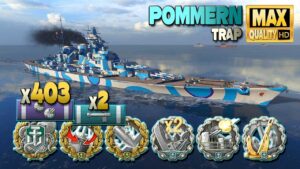 Pommern: Careless start leads to a big game - World of Warships