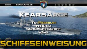 Review - KEARSARGE [T9 Hybrid-BB] - World of Warships [Deutsch]
