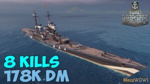 World of WarShips | Stalingrad | 8 KILLS | 178K Damage - Replay Gameplay 4K 60 fps