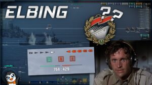 World of Warships - Chance auf das seltenste Abzeichen!!!  - Elbing [Stream Highlight]