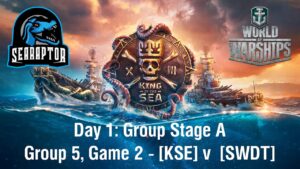 World of Warships - King of the Sea XIII - Day 1: Group Stage A - Group 5, Game 2 - KSE v SWDT