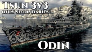 World of Warships: TSUN 3v3 Secondaries Only - Odin