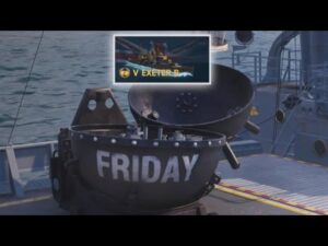 Black friday container  EXETER  BLACK BEAUTY   World of Warships: Legends  PS5 4K  ALF-KENOBI
