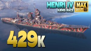 Cruiser Henri IV: Succesfull in Arms Race - World of Warships
