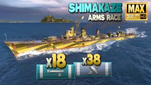 Destroyer Shimakaze: "Would be crazy if we win this" - World of Warships