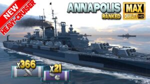 Heavy Cruiser Annapolis "Found Mobby Dick" - World of Warships
