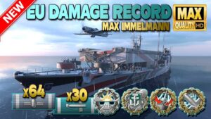 Max Immelmann: New EU damage record - World of Warships