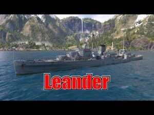 Path to The Edinburgh! Leander (World of Warships Legends Xbox Series X) 4k