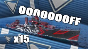 Small destroyer - VEEEEERY BIG Power - World of Warships