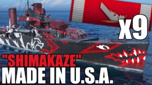 Somers 9 kill - rare STEEL PREMIUM - World of Warships