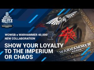 World of Warships Blitz: New Collaboration Warhammer 40K Show Your Loyalty to the Imperium or Chaos