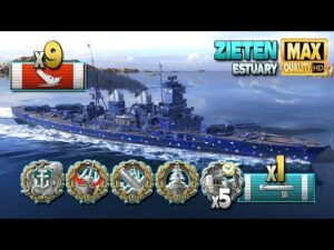 Battleship Zieten: 9 ships destroyed - World of Warships