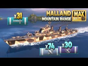 Destroyer Halland: Making the difference - World of Warships
