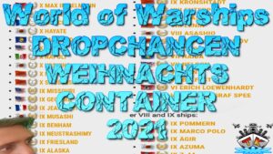 Dropraten der Weihnachtscontainer 2021 + Schiffsliste!!! in World of Warships auf Deutsch/German