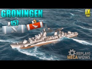 Dutch Tier IX Destroyer Groningen Battle | World of Warships