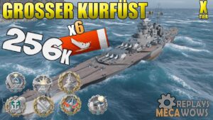 GROSSER KURFÜRST 6 Kills In Ranked Battle | World of Warships