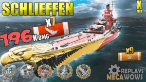 German BattleShip Schlieffen 7 Ships Destroyed | World of Warships
