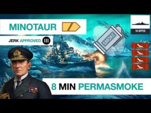 Minotaur - 8 Min Perma-smoke Build (World of Warships: Legends Xbox Series X 4K)