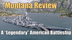 Montana Review: "Legendary" American Battleship | World of Warships Legends | 4k