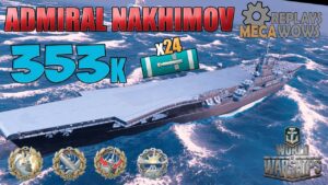 SUPER Close Game With Admiral Nakhimov | World of Warships