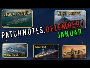 World of Warships Legends - PATCHNOTES DEZEMBER/ JANUAR! Minotaur, Lion, Colbert, Stahlschiff uvm.!