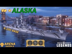 ALASKA - Winter in Alaska Tarnung - Arena Saison 8. - World of Warships Legends