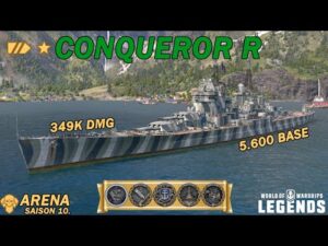 CONQUEROR R - Eine Allzweckwaffe - Arena Saison 10. - World of Warships Legends