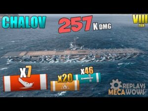 Comfortable Chkalov 7 Kills 257K Damage | World of Warships