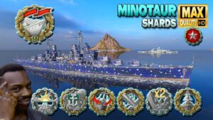 Cruiser Minotaur: Outstanding Solo Warrior in Ranked battle - World of Warships