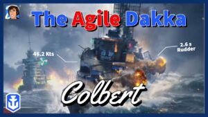 Fastest Legendary Cruiser, The Colbert in World of Warships Legends 4K