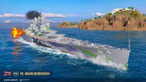 Забираем премиум корабль  IX Marlborough в World of Warships