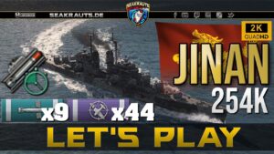 Let's Play - JINAN [T10 CL] - Anfällig & Tödlich, Torpedo META - World of Warships [Deutsch]