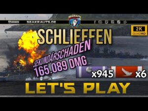 Let's Play - SCHLIEFFEN [T10 BB] - Höllensekundär!  Total OP!? - World of Warships[Deutsch]