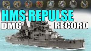 Repulse - EU damage record ? - World of Warships