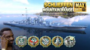 Schlieffen: One of the best WoWs player on map Hotspot - World of Warships