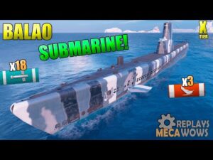 Submarine Balao 136K Damage | World of Warships