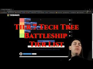Tier 7 Tech Tree Battleships Tier List! (World of Warships Legends)