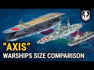 Warship Size Comparison: Axis Powers | World of Warships