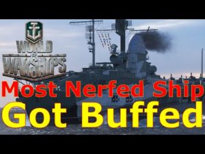 World of Warships- The Most Nerfed Ship In The Game Got A Buff