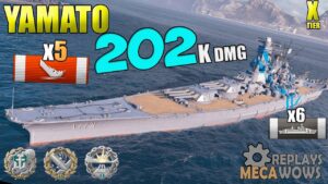 Yamato 202K Ranked Battle Kraken | World of Warships