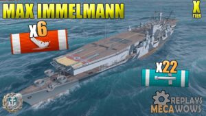 AWESOME Max Immelmann 6 Kills Ranked Battle | World of Warships