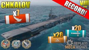 AirCarrier Chkalov 7 Kills Solo Warrior 274k Damage | World of Warships