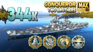 Battleship Conqueror: "We have this, lets go" - World of Warships