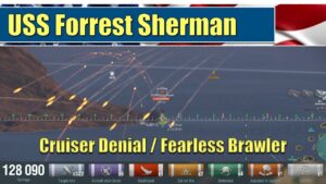 Cruiser Denial! F. Sherman | Fearless Brawler | World of Warships