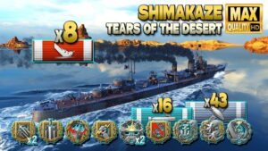 Destroyer Shimakaze: Short range torpedos, huge impact - World of Warships