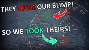 Full Secondary Preussen Takes The Enemies Blimp! - World of Warships