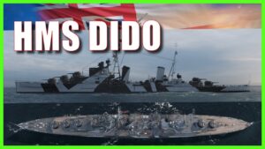 HMS Dido Royal Navy Tier 6 Light Cruiser World of Warships Wows Replay